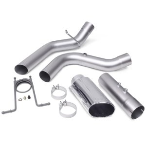 GMC Sierra 3500 Performance Exhaust - Single Rear Exit - Banks Power - Monster Exhaust System with Chrome SideKick Tip - Chrome - `17-`19